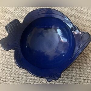 Large handmade Pottery fish bowl.